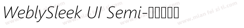 WeblySleek UI Semi字体转换